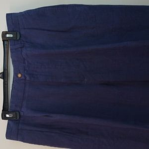 Like New Henry Jacobson Blue Linen Summer Pants 36 - 32